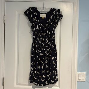Leifsdottir dress, horse print